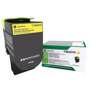 Toner Oryginalny Lexmark 71B (71B20Y0) (Żółty) - DARMOWA DOSTAWA w 24h
