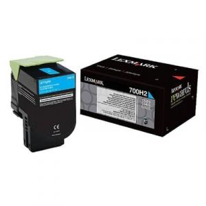 Toner Oryginalny Lexmark 702HC (70C2HC0) (Błękitny) - DARMOWA DOSTAWA w 24h