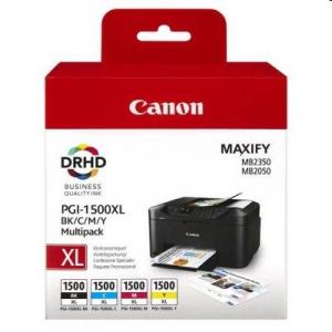 Tusze Oryginalne Canon PGI-1500 XL CMYK (9182B010) (komplet) - DARMOWA DOSTAWA w 24h