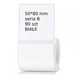 Etykiety Oryginalne Niimbot 50x80 mm (50*80) (Biały) (90 szt.) - DARMOWA DOSTAWA w 24h