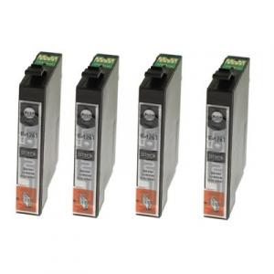 4x Tusz Zamiennik T1281 do Epson (C13T12814010) (Czarny) - DARMOWA DOSTAWA w 24h