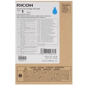 Tusz Oryginalny Ricoh Garment Type 1 (100ml) (257060) (Błękitny) - DARMOWA DOSTAWA w 24h