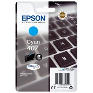 Tusz Oryginalny Epson 407 (C13T07U240) (Błękitny) - DARMOWA DOSTAWA w 24h