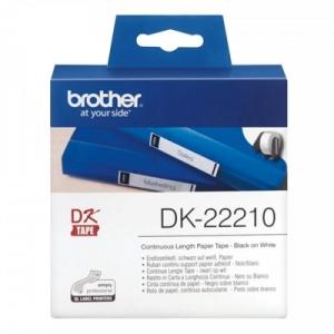 Taśma Oryginalna Brother DK-22210 (DK-22210) (Biały) (29 mm, 30,48 m) - DARMOWA DOSTAWA w 24h