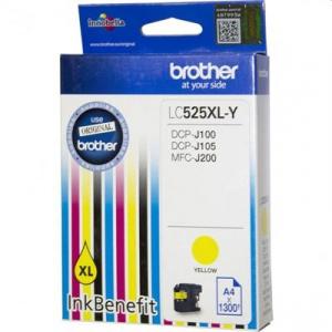 Tusz Oryginalny Brother LC-525 XL Y (LC525XLY) (Żółty) - DARMOWA DOSTAWA w 24h