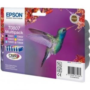 Tusze Oryginalne Epson T0807 (C13T08074011) (komplet) - DARMOWA DOSTAWA w 24h