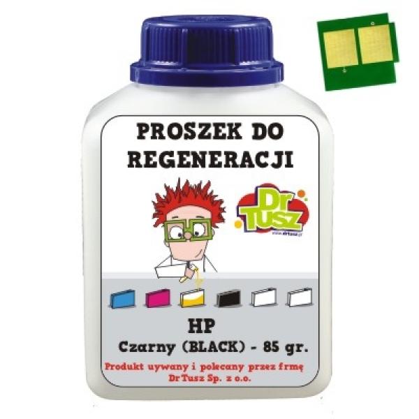 Proszek + Chip do regeneracji wkładu HP 124A (Q6000A) (Czarny) - DARMOWA DOSTAWA w 24h