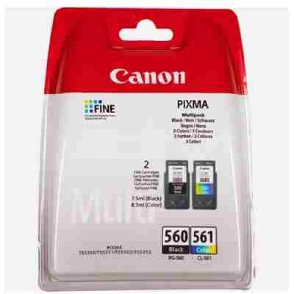 Tusze Oryginalne Canon PG-560 + CL-561 (3713C006) (komplet) - DARMOWA DOSTAWA w 24h