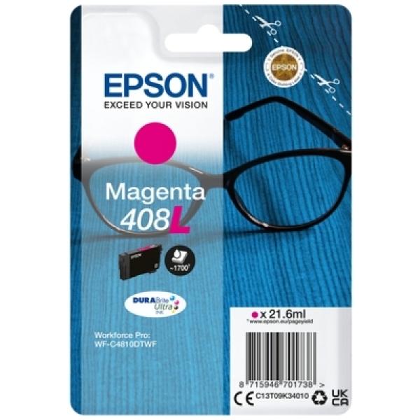 Tusz Oryginalny Epson 408 L (C13T09K44010) (Żółty) - DARMOWA DOSTAWA w 24h