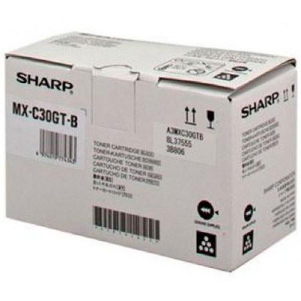 Toner Oryginalny Sharp MX-C30GTB (MX-C30GTB) (Czarny) - DARMOWA DOSTAWA w 24h