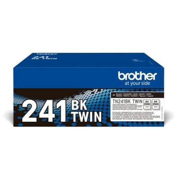 Tonery Oryginalne Brother TN-241BK TWIN (TN-241BK TWIN) (Czarne) (dwupak) - DARMOWA DOSTAWA w 24h