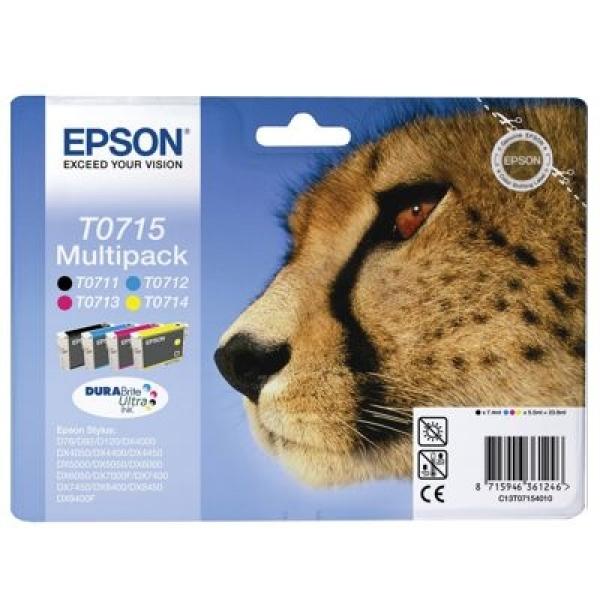 Tusze Oryginalne Epson T0715 (C13T07154010) (komplet) - DARMOWA DOSTAWA w 24h