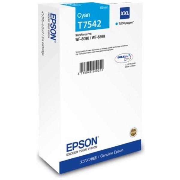 Tusz Oryginalny Epson T7542 (C13T754240) (Błękitny) - DARMOWA DOSTAWA w 24h