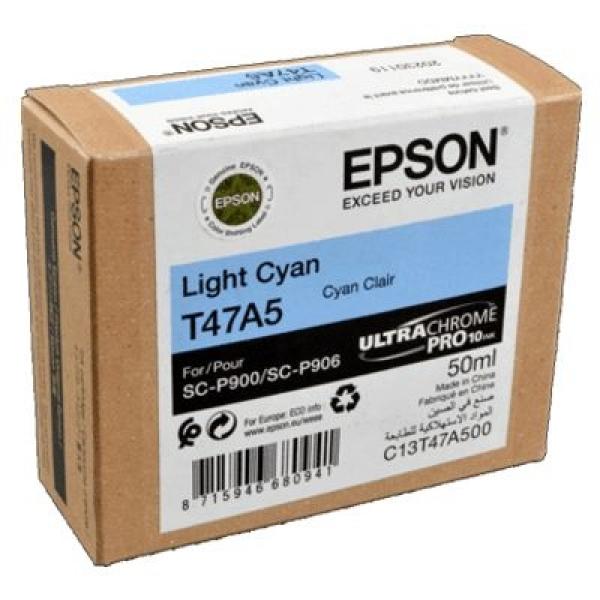 Tusz Oryginalny Epson T47A5 (C13T47A500) (Jasny błękitny) - DARMOWA DOSTAWA w 24h