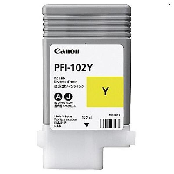 Tusz Oryginalny Canon PFI-102Y (CF0898B001A) (Żółty) - DARMOWA DOSTAWA w 24h