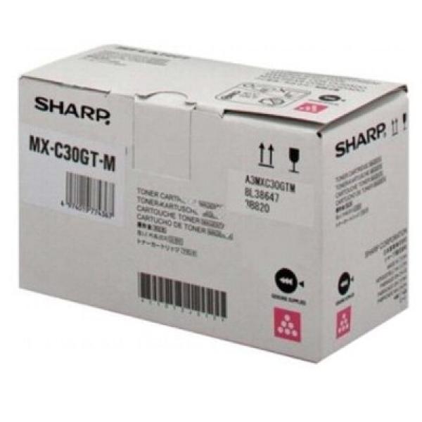 Toner Oryginalny Sharp MX-C30GTM (MX-C30GTM) (Purpurowy) - DARMOWA DOSTAWA w 24h