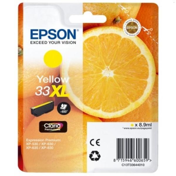 Tusz Oryginalny Epson T3364 (C13T33644010) (Żółty) - DARMOWA DOSTAWA w 24h