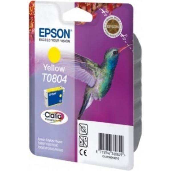 Tusz Oryginalny Epson T0804 (C13T08044011) (Żółty) - DARMOWA DOSTAWA w 24h