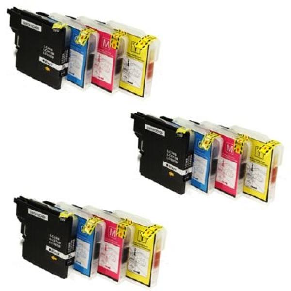 3x Tusze Zamienniki LC-985 CMYK do Brother (LC985VALBP) (komplet) - DARMOWA DOSTAWA w 24h
