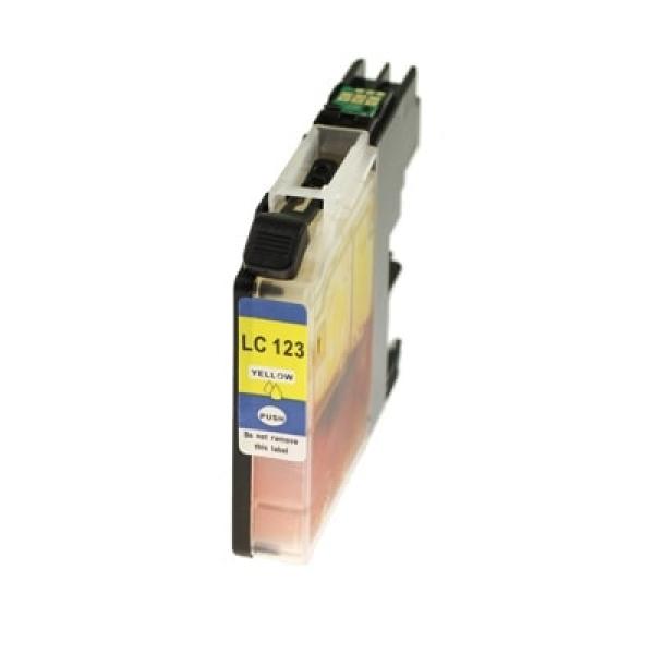 Tusz Zamiennik LC-123 Y do Brother (LC123Y) (Żółty) - DARMOWA DOSTAWA w 24h