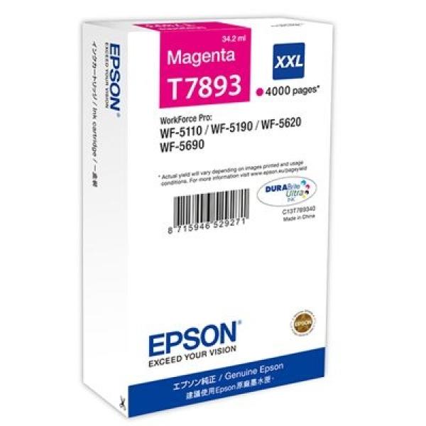 Tusz Oryginalny Epson T7893 (C13T789340) (Purpurowy) - DARMOWA DOSTAWA w 24h