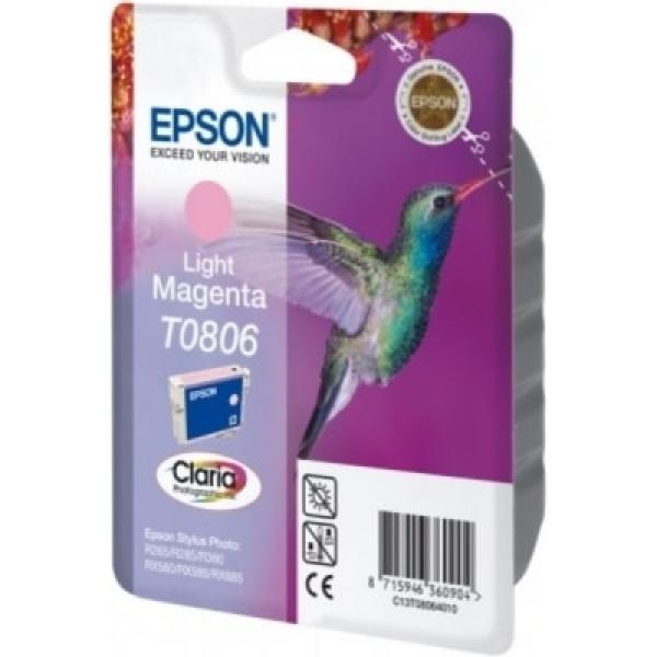 Tusz Oryginalny Epson T0806 (C13T08064011) (Jasny purpurowy) - DARMOWA DOSTAWA w 24h