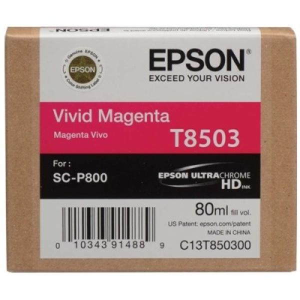 Tusz Oryginalny Epson T8503 (C13T850300) (Purpurowy) - DARMOWA DOSTAWA w 24h