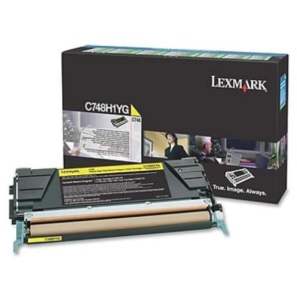 Toner Oryginalny Lexmark C748H1YG (C748H1YG) (Żółty) - DARMOWA DOSTAWA w 24h