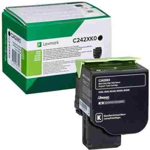 Toner Oryginalny Lexmark C242 (C242XK0) (Czarny) - DARMOWA DOSTAWA w 24h