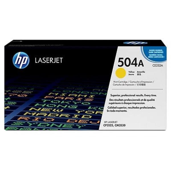 Toner Oryginalny HP 504A (CE252A) (Żółty) - DARMOWA DOSTAWA w 24h