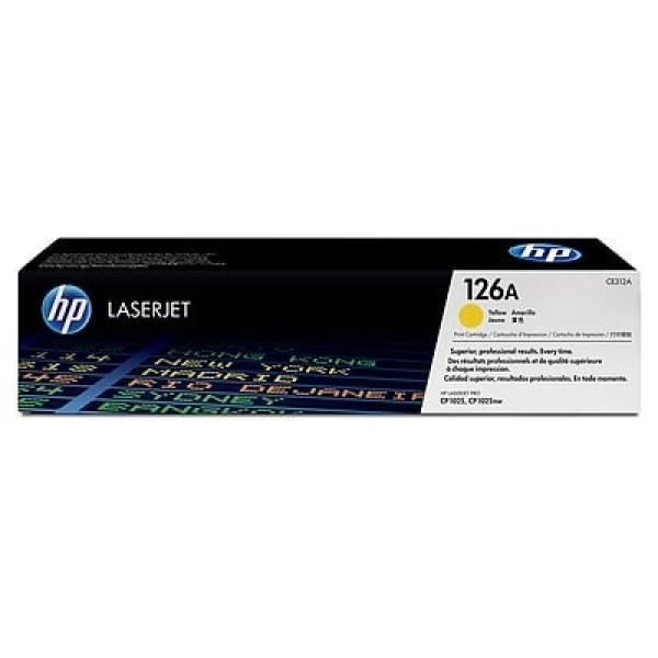 Toner Oryginalny HP 126A (CE312A) (Żółty) - DARMOWA DOSTAWA w 24h