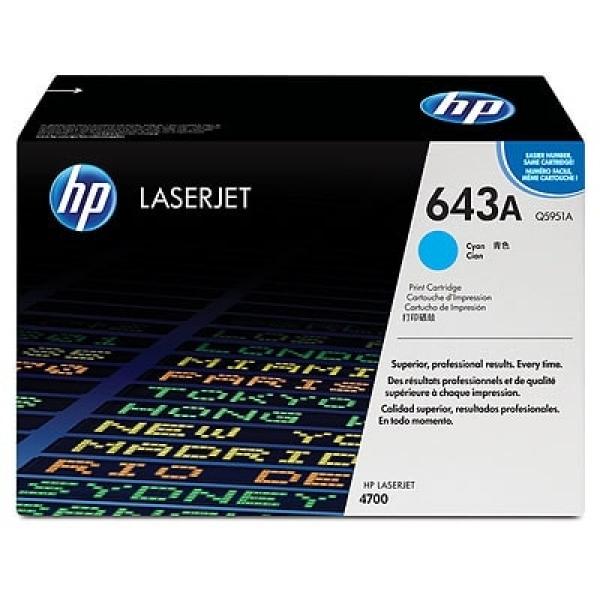 Toner Oryginalny HP 643A (Q5951A) (Błękitny) - DARMOWA DOSTAWA w 24h