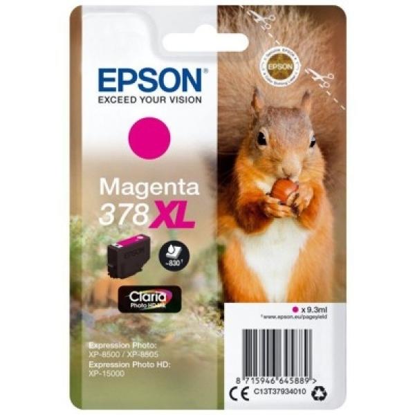 Tusz Oryginalny Epson 378 XL (C13T37934010) (Purpurowy) - DARMOWA DOSTAWA w 24h