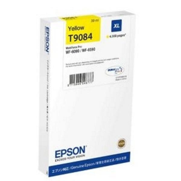 Tusz Oryginalny Epson T9084 (C13T908440) (Żółty) - DARMOWA DOSTAWA w 24h