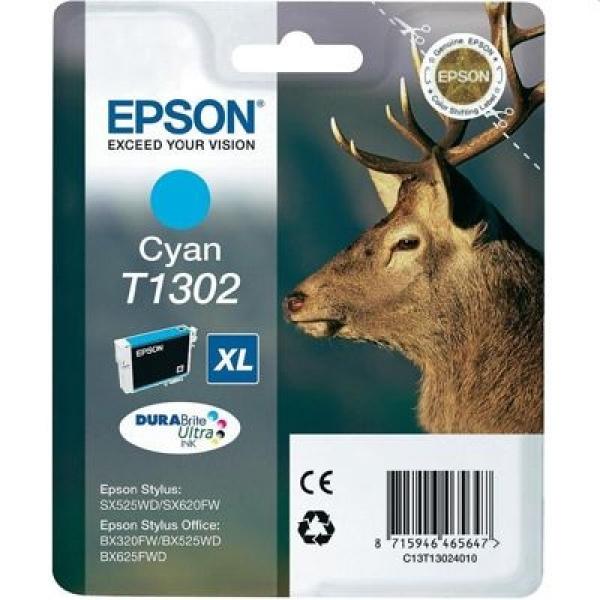 Tusz Oryginalny Epson T1302 (C13T13024010) (Błękitny) - DARMOWA DOSTAWA w 24h