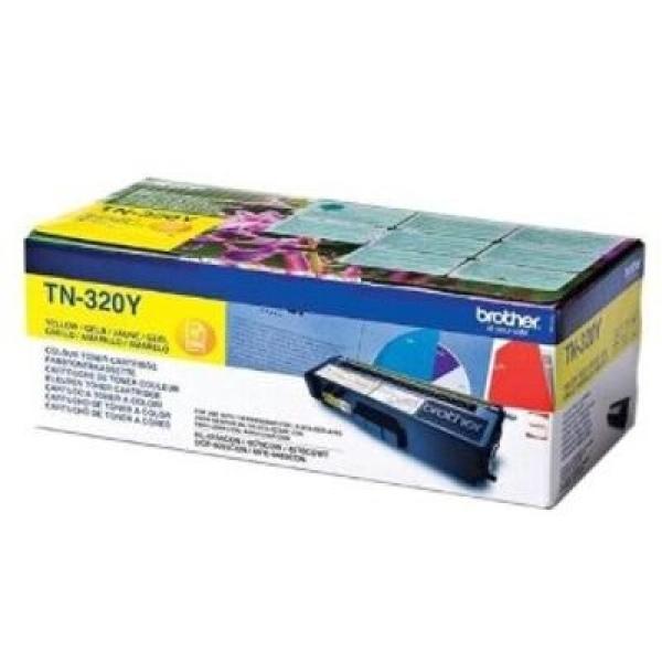 Toner Oryginalny Brother TN-320Y (TN320Y) (Żółty) - DARMOWA DOSTAWA w 24h