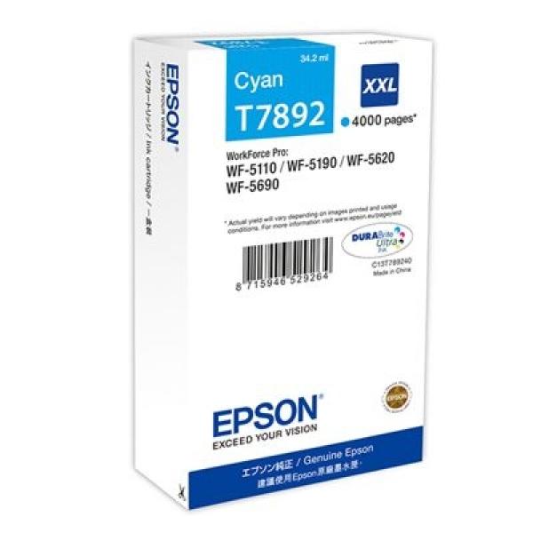 Tusz Oryginalny Epson T7892 (C13T789240) (Błękitny) - DARMOWA DOSTAWA w 24h