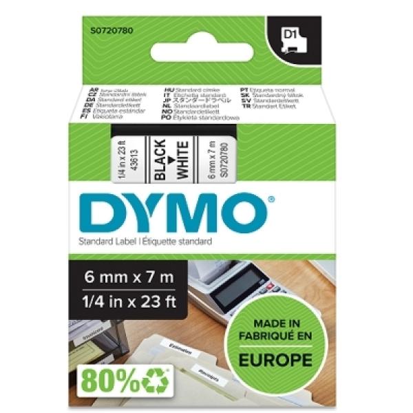 Taśma Barwiąca Oryginalna DYMO D1-43613 (D1-43613) (Biały) (6 mm, 7 m) - DARMOWA DOSTAWA w 24h