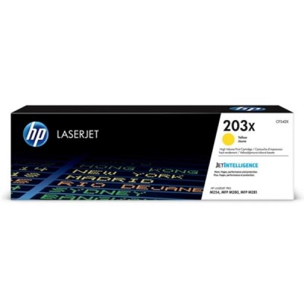 Toner Oryginalny HP 203X (CF542X) (Żółty) - DARMOWA DOSTAWA w 24h