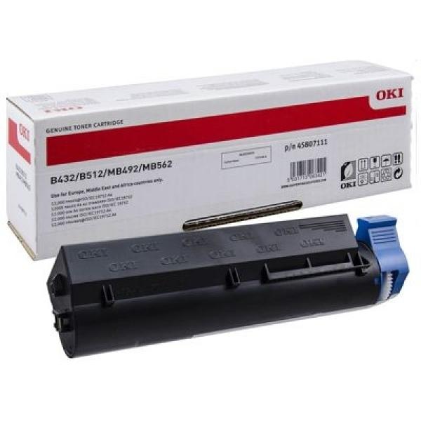 Toner Oryginalny Oki B432 (45807111) (Czarny) - DARMOWA DOSTAWA w 24h