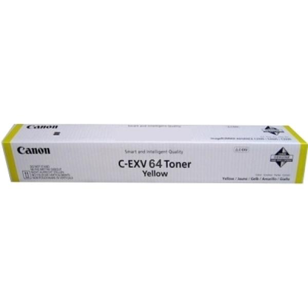 Toner Oryginalny Canon C-EXV 64 Y (5756C002) (Żółty) - DARMOWA DOSTAWA w 24h