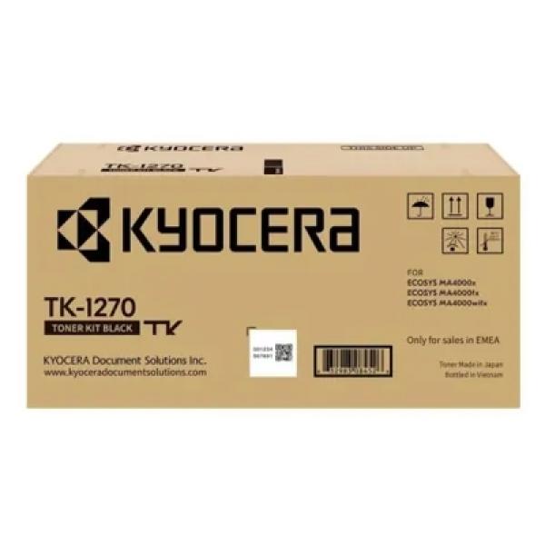 Toner Oryginalny Kyocera TK-1270 (1T0C140NL0) (Czarny) - DARMOWA DOSTAWA w 24h