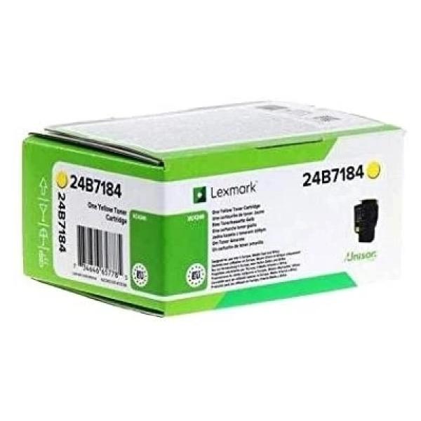 Toner Oryginalny Lexmark 24B7184 (24B7184) (Żółty) - DARMOWA DOSTAWA w 24h