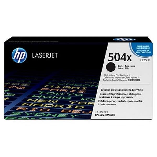 Toner Oryginalny HP 504X (CE250X) (Czarny) - DARMOWA DOSTAWA w 24h