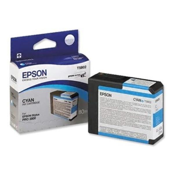 Tusz Oryginalny Epson T5802 (C13T580200) (Błękitny) - DARMOWA DOSTAWA w 24h