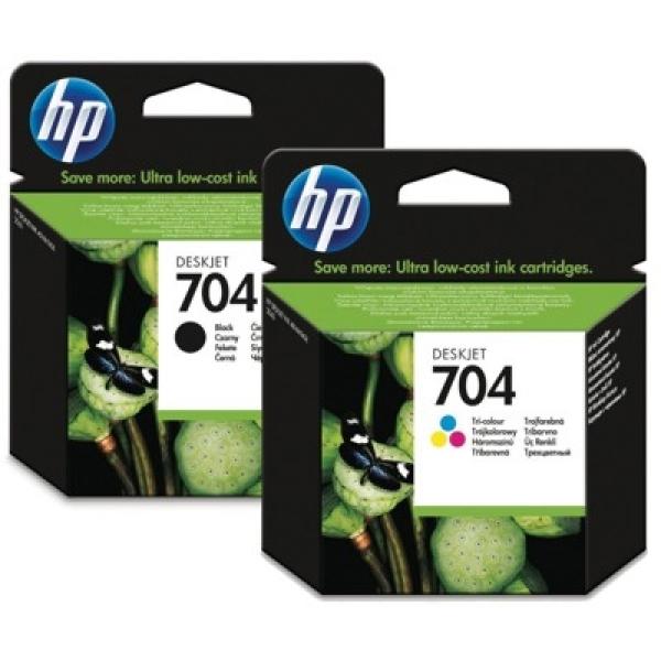 Tusze Oryginalne HP 704 (CN692AE, CN693AE) (komplet) - DARMOWA DOSTAWA w 24h