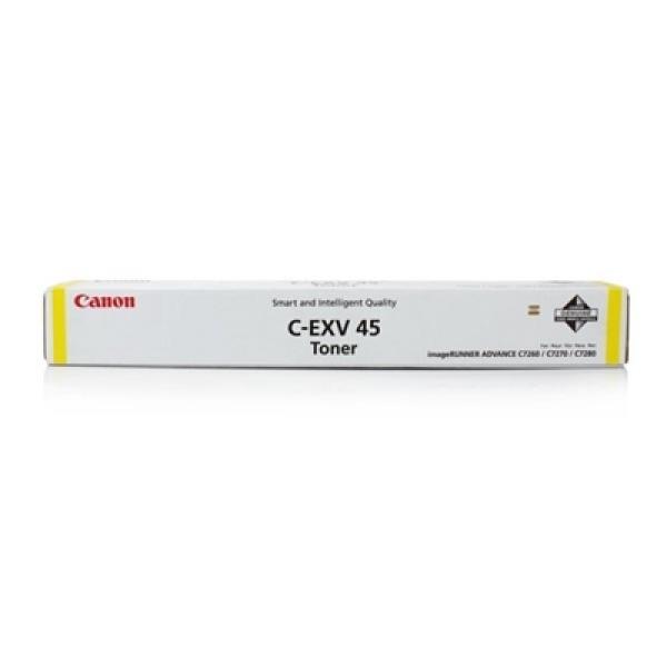 Toner Oryginalny Canon C-EXV45 Y (6948B002) (Żółty) - DARMOWA DOSTAWA w 24h