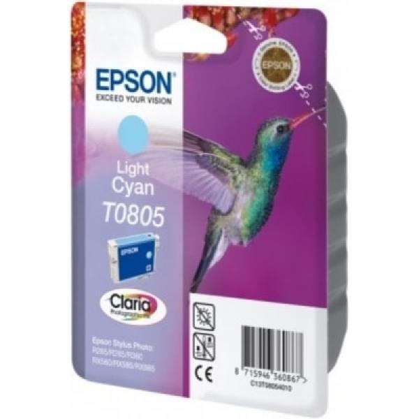 Tusz Oryginalny Epson T0805 (C13T08054011) (Jasny błękitny) - DARMOWA DOSTAWA w 24h