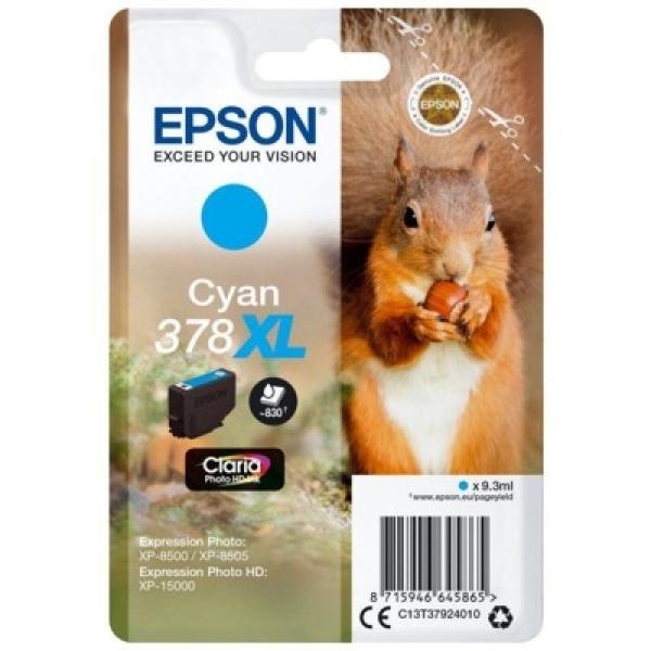 Tusz Oryginalny Epson 378 XL (C13T37924010) (Błękitny) - DARMOWA DOSTAWA w 24h