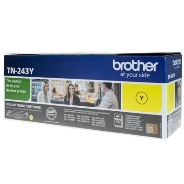 Toner Oryginalny Brother TN-243Y (TN-243Y) (Żółty) - DARMOWA DOSTAWA w 24h